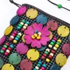 Storage Bags Original Coconut Shell Beaded Handmade Long Hand Wallet Wrist Phone Women Bohemian Wallets Lady Travel Bag