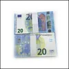 Inne świąteczne dostawy imprezowe materiały imprezowe 2022 Fałszywy banknot pieniądze 5 10 20 50 100 dolarów Euro Realistyczne rekwizyty zabawkowe Kopiuj Curren DHB8DEUZ3