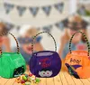 Decorações de Halloween Hapéu redondo bolsa de bolsa de doces de doces infantil Preço de fábrica de bolsas de abóbora