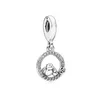 Nuovo autentico popolare argento sterling 925 girandola volpe corona ciondolo perline misura originale braccialetto di fascino gioielli da donna accessori di moda 9TSP