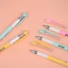 Pcs Kawaii Erasable Ballpoint Pens 0.38 Mm Stationery Blue Black Gel Pen Refill School & Office Writing Accessories