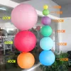 1pc 8Inch 20cm Chinese Round Paper Lantern Birthday Wedding Party decor gift craft DIY creavtive home decoration accessories