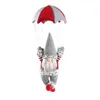 UPS gnome jul hängande dekorationer plysch skandinaviska santa skägg ornament för Xmas träd spis hem