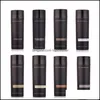 Hårförlustprodukter Drop Top Hårbyggnadsfibrer 27 5G tunnare concealer Instant Keratin Powder Black Spray Applikator Pikk308M D6415831