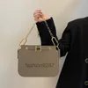 7 färger kvinnor Messenger Bag Högkvalitativ handväska äkta läder 2 remmar Crossbody axelväskor Clutchväskor Klassisk brevhårdvara Multi Pocket 2022