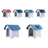 kennels pens Chiens en plastique chenils patio extérieur imperméable à la pluie maison de chiot quatre saisons cage de chat universelle grand chien villa chambre fournitures de caisse pour animaux de compagnie 220912