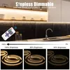 Remsor Dimble LED Neon Strip Light Waterproof IP67 DC12V 2835SMD 120LEDS FLEXIBEL ROPE Tube DIY Christmas Holiday Decor