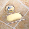 Soap Dishes 304 Stainless Steel Suction Dish Holder For Shower Bathroom Tub And Kitchen Sink Bar Saver Tray