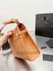 designer bags Quality Highs Luxury Designers Ostrich Leather bag Female Trendy Wild Crossbody Vintage Tofu Underarm Bag 2023