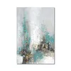 Schilderen abstract groen blauwe HD -prints en posters op canvas tuin muur kunstfoto voor livinng kamer huisdecoratie