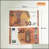 مستلزمات الحفلات الاحتفالية الأخرى 2022 أموال مزيفة الأوراق النقدية 5 10 20 50 50 دولارًا يورو.