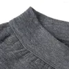 Tracce maschili da uomo in inverno riveciata foderata calda manica lunga pantalone inferiore set di biancheria intima cxz