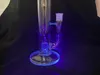 El polvo de estrellas atómico 19inch de la cachimba de cristal bong la alta cantidad del nuevo diseño
