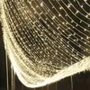 Strings 6x3/8x3/10x3m LED iCicle Xmas Christmas Curtain Lights Garlands String Fairy Holiday Party Garden Wedding Decorações