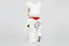 New 400% Bearbrick Action & Toy Figures 28cm Milky Girl Lucky Cat Limited Collection Fashion Accessories Medicom Toys