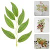 Decoratieve bloemen Bladeren Fakeartificial Leaf Faux Greenery Wall Willow Takken Decor Stengels Hangende Simulatie Landschap Gesimuleerde boom