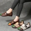 Summer Women's Loafers Casual Shoes Sandaler Wedge Orthopedic Cutouts Dams Slip On Vintage Mesh Breattable Toe Toe