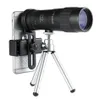 Nowy MAIFENG 8-40X40 MONOCular Telescope Zakresowe Zapójstwo Zoom Wodoodporny Bak4 Professional HD ED Glass z statywem klips telefoniczny