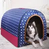 perreras plumas xl perros medianos perreros cubos suaves cómodos grandes casa para perros cama para perros cueva invierno tibia tibia tapete para dormir portátil 220912