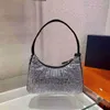 armväska modern nylon med all-over kristallutsmyckning sticker ut kvinnor mini handväskor hobos axel kamera mode kamouflage rses 2022