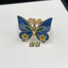 Fashion Butterfly Rings Animal Flower Letter Design Ring Women Accessories Jewelry Bohemian Girl No Box