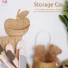 Opbergmanden Hangende kleding Huisdecor Kinderen Bloempicknickvorm Storingsorganisator Wicker geweven hangende rotan mand Eco-vriendelijk 220912