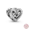 Nieuwe Populaire 925 Sterling Zilveren Losse Kralen Voor Pandora Armband Armband Vrouwen Maken DIY Sieraden Geschenken Hart Lover Charm Luxe designer Kralen