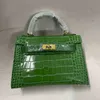 Palm Hermee Bag Kellies Designer Bags 6 2022 One Crocodile Mini Women's Cowhide Togo Messenger Leather Litchi 69Jdkellys