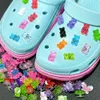 Запчасти для обуви Аксессуары 50/120Pcs Candy Bear Детские подвески Croc Дизайнерские роскошные зажимы Charm Pines Сабо Fit JIBZ Оптовая 220909