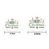 Gift Wrap 500 Sheets/Roll of Merry Christmas Day Stickers Självhäftande klistermärke Etiketter för DIY