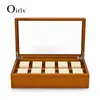 Smyckeslådor Oirlv Solid Wood Jewely Box For Watchs Armband Premium Jewelry Storage Organizer 34x20x9.4 CM Customizable 220912