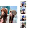 Berets Woolen Yarn Practical Winter Warm Knitted Hats Free Size Beanies Comfortable For Friends