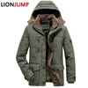 Mens Jackets Hommes loisirs velours épais manteau chaud imperméable polaire à capuche hommes veste extérieure hommes manteaux chapeau coupe-vent Parka hommes 220912