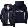 Trapstar Jacket Designer Womens Roupas Tracksuit Hoodie Moletons Preto Branco Outono Inverno Jogger Sporting Hoodie Mens Jaqueta Casaco 9220