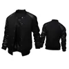 Men's Jackets Autumn Winter -Selling Men's Baseball Jacket Big Pockets And Leather Sleeves Casual Sports Stand-up Collar Light Warm