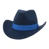 Sombrero De vaquero Sombreros De ala ancha Sombreros De gran tamaño para mujeres Hombres Gorras Panamá Western Cowboy Mujeres Sombrero Sombrero Hombre Sombreros De Mujer