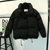 Kvinnor ner parkas kjmyx kvinnor mode kort lös tjock jacka bomullspaddlad vinter långärmad parkor kvinnlig varm överdimensionerad solid kappa 220912