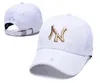 Ballkappen 2022 Unisex Fashion Cotton Baseball Cap Snapback Hut für Männer Sonne Hut Knochen Gorras NY Stickerei Frühlingsmütze Großhandel H5