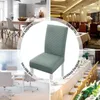Tampas de cadeira 1/2pc spandex elástico elástico capa de cor sólida para sala de jantar banquete de casamento decoração