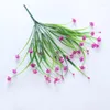 Decorative Flowers 40CM Plastic Artificial Gypsophila Garden Outdoor Grass Wedding Decor Living Room Bouquet Wholesale