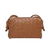 Bottegas Bags Venetas 2022 Neue gewebte Tasche weibliche Messenger kleine, vielseitige weiche Single haben ein Logo
