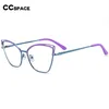 Lunettes de soleil Cadres 54264 Le Cat Eye Mode Femmes Anti Lumière Bleue Optique Prescription Lunettes Ordinateur Lunettes 2209128474533338S