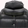 Heren Down Parkas Winter Black Down Coat Solid Color Zipper Casual Youth Unisex Down Jacket 220909