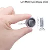 Interior Decorations 1pcs Car Electronic Watch Mini Waterproof Motorcycle General Digital Clear Black Plastic Packaging