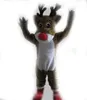 Rudolph Reindeer Mascot Costume Classic Cartoon Costumes Adult Size