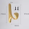 Hooks Alloy Coat Hanger Wall For Hanging With Screws Multiple Colors Key Home Decoration Accessories Living Room