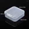Jewelry Pouches 10 Pack Clear Storage Box Organizer With Snap-tight Closure Latch Earplugs Bead Container Multifunctional J55