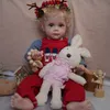 Bambole RSG 22 pollici 56 cm Realistico nato Baby Doll Maggi Bebe Reborn Panno morbido Corpo in silicone Regalo di Natale per bambini 220912