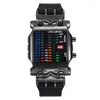 Armbanduhren Mode LED Uhr Männer Sportuhren Multifunktions Elektronische Schwarz Silikon Reloj Hombre Montre Homme