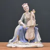 STATY SCULPTURE Figurer Tillbehör Hartsrum Dekoration Modern Geometrisk vintage Abstrakt Decor Artware Palace Western Lady